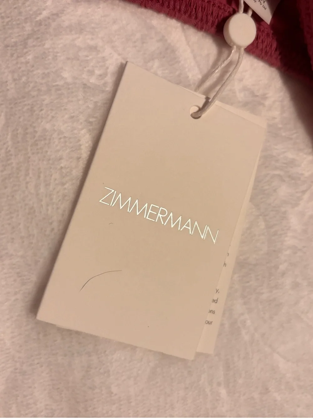 NWT Zimmerman textured Bikini Set - Dusty Rose 2